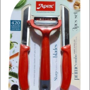 Apex Prime Combo Knife & Peeler 3pcs Set