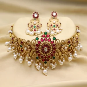 Alloy Multicolor Jewel Set (Pack of 1)