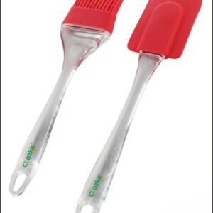 Combo of Silicone Basting Brush and Spatula