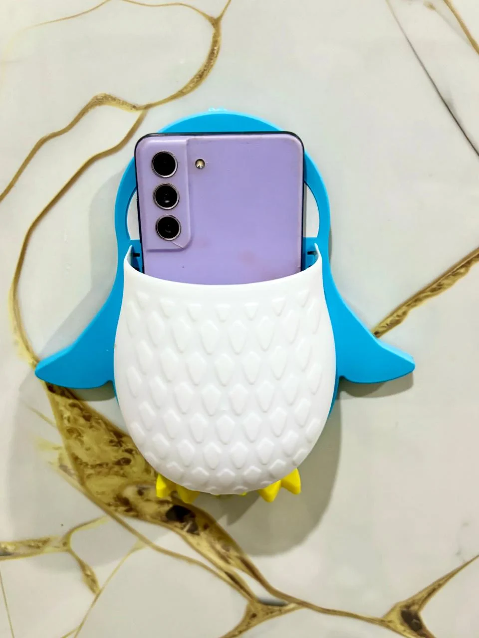 Cute Penguin Toothbrush Holder Bathroom Organizer for Kids and Family