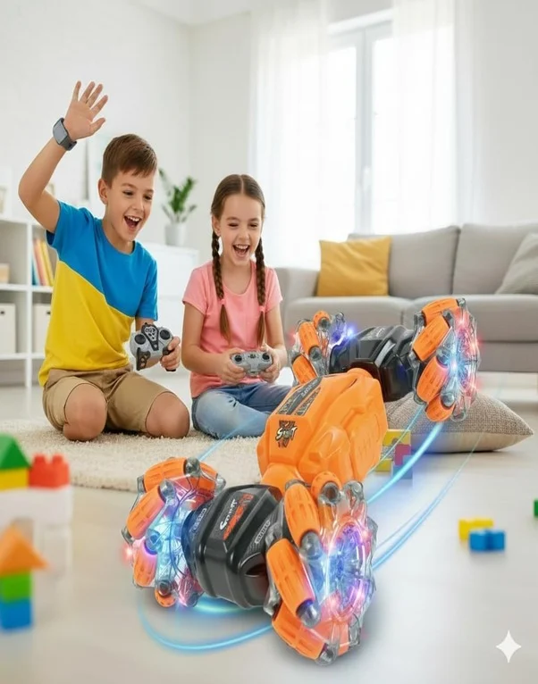 Gesture Control Stunt Car 2.4GHz Double Sided RC Toy