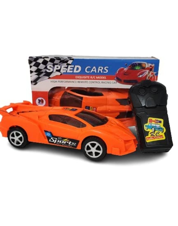 RC Speed Car 3D Light Remote Control Car Wireless 1:24 Scale Racing Toy for Kids - Image 2