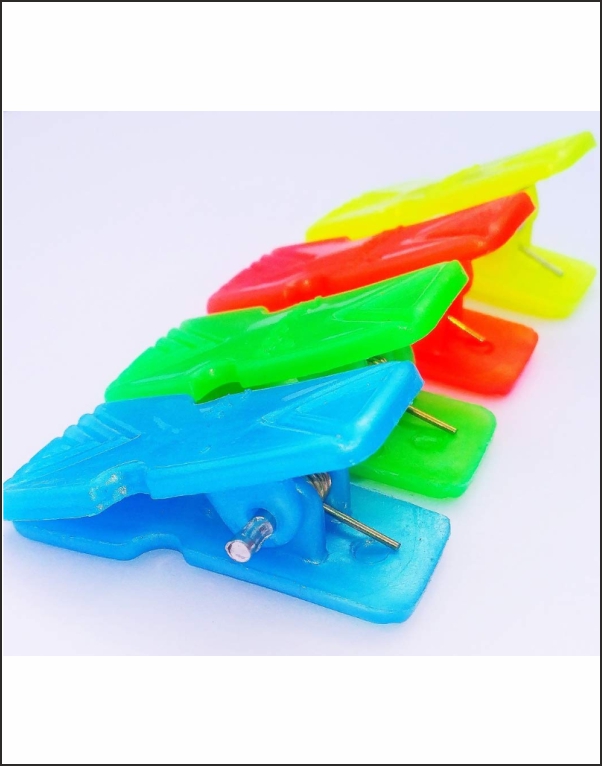 Plastic Cloth Clips 20 PCS Set | Strong Multi Colour Laundry Clips for Clothes Drying