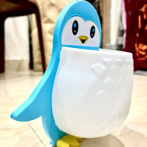 Penguin Wall Mounted Storage Box TV Remote Holder Phone Stand Toothbrush Holder Pen