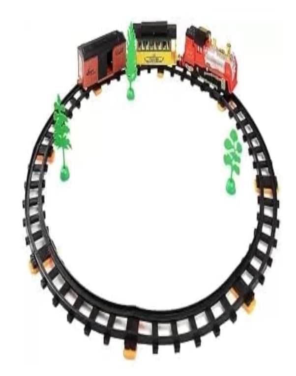 Train World Battery Operated Toy Train Set with Track | 27 Pieces Educational Train Toy for Kids - Image 4