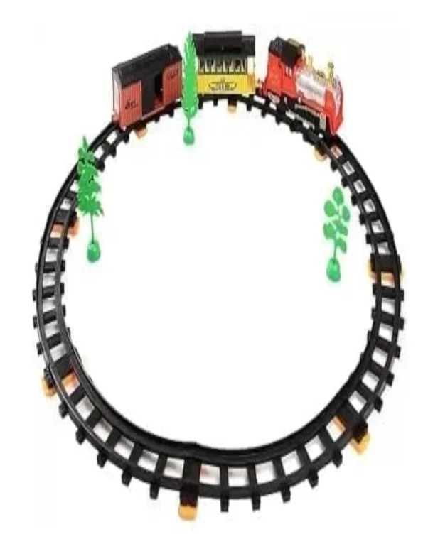 Train World Battery Operated Toy Train Set with Track | 27 Pieces Educational Train Toy for Kids - Image 4