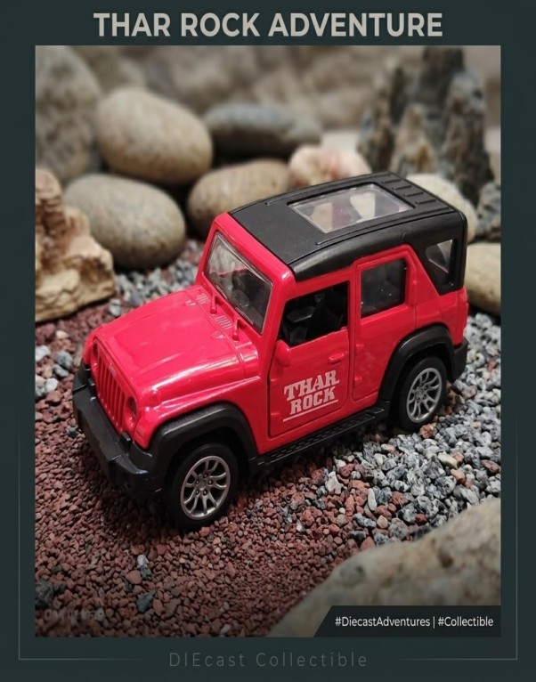 Metal Thar Toy Car with Light & Music | Pull Back Action Vehicle for Kids - Image 7