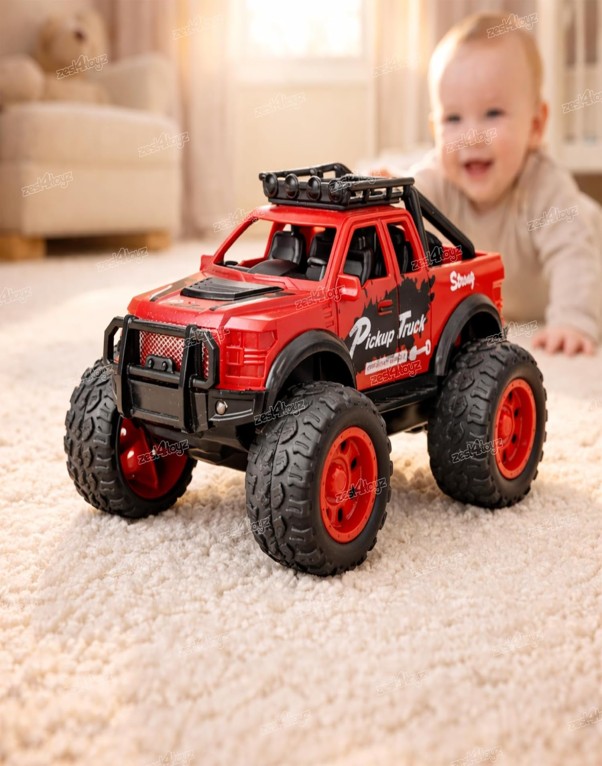 Zest 4 Toyz Kids Pickup Truck Toy Car with LED Lights & Music | Off-Road Vehicle for Kids Kids Pickup Truck Toy Car with LED Lights - Image 8