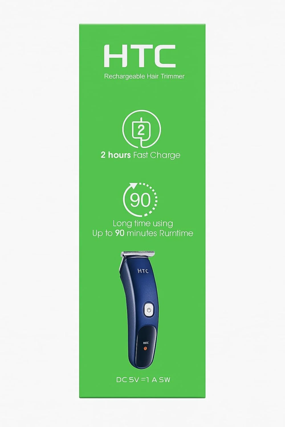 Premium HTC AT-506 Rechargeable Hair Trimmer | Professional Beard Trimmer - Image 3